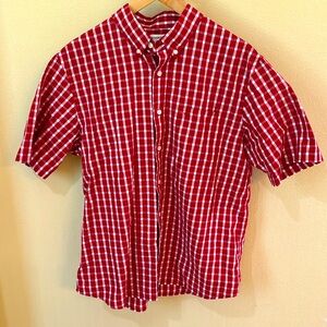 Dockers mens button down short sleeve dress shirt